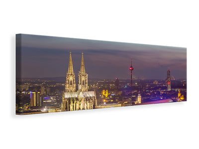 panoramic-canvas-print-skyline-cologne-cathedral-at-night