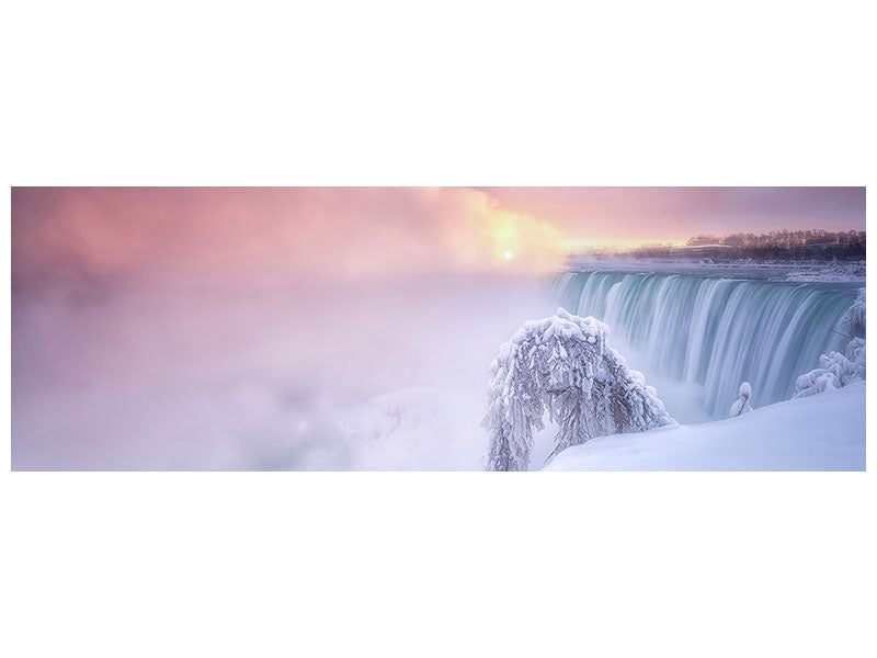 panoramic-canvas-print-sunrise-at-niagara-falls