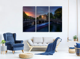 3-piece-canvas-print-amsterdam-sunset