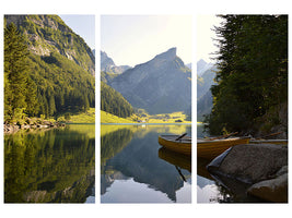 3-piece-canvas-print-still-waters-in-the-mountains