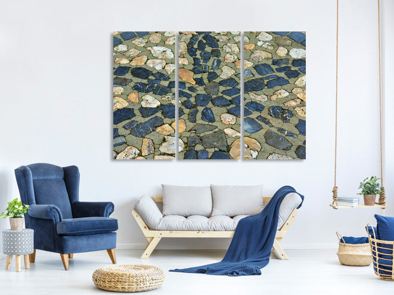 3-piece-canvas-print-stone-mosaic