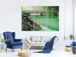 3-piece-canvas-print-the-green-pond