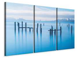 3-piece-canvas-print-the-old-pier-of-sausalito