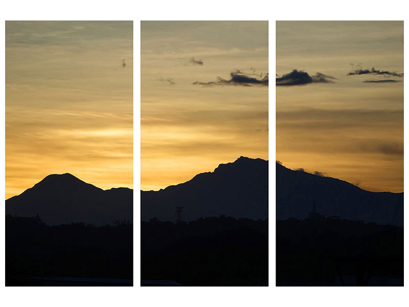 3-piece-canvas-print-the-sunrise-in-the-mountains