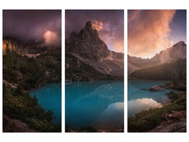 3-piece-canvas-print-turquoise-refection