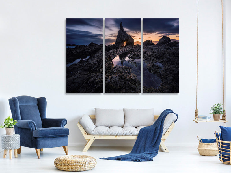 3-piece-canvas-print-waiting-the-sun