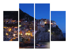 4-piece-canvas-print-at-night-in-cinque