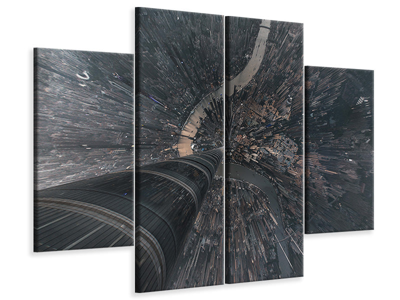 4-piece-canvas-print-dive-into-the-matrix