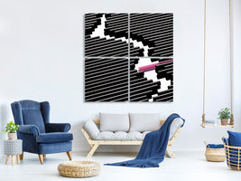 4-piece-canvas-print-drinking-straws