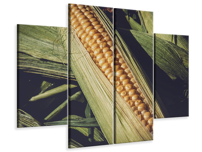 4-piece-canvas-print-fresh-sweetcorn