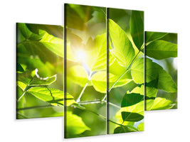 4-piece-canvas-print-go-green