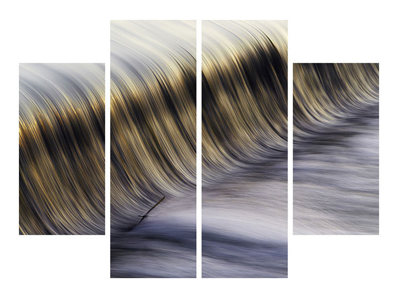 4-piece-canvas-print-golden-water