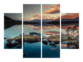 4-piece-canvas-print-gongga-twilight