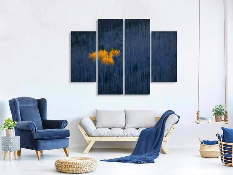4-piece-canvas-print-heart-of-aspens