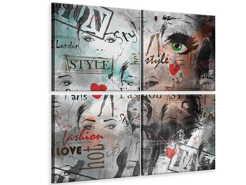 4-piece-canvas-print-i-love-paris