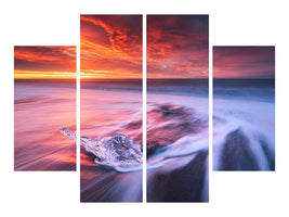 4-piece-canvas-print-ice-and-fire-ii
