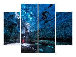 4-piece-canvas-print-ice-cave-a