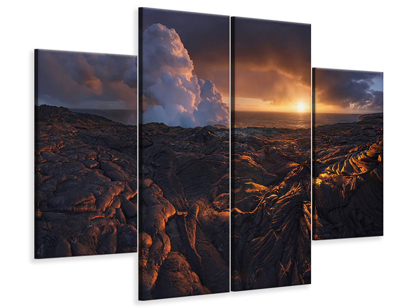 4-piece-canvas-print-lava-fields