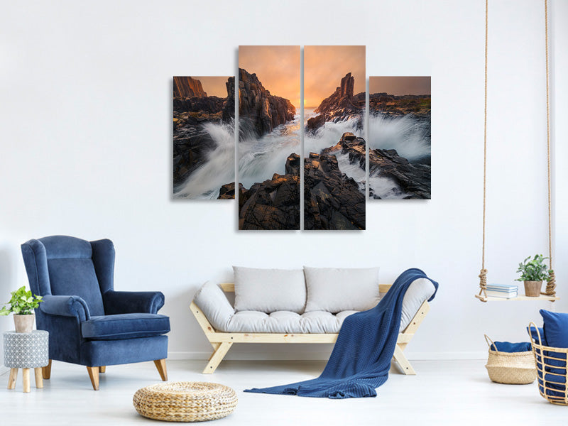 4-piece-canvas-print-let-the-light-breaking-through