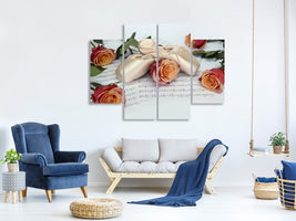 4-piece-canvas-print-melody-of-love