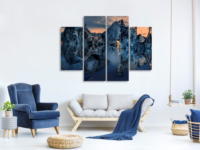4-piece-canvas-print-mirror