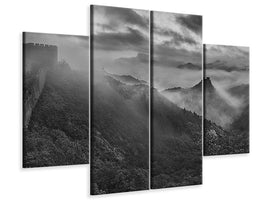 4-piece-canvas-print-misty-morning-at-great-wall