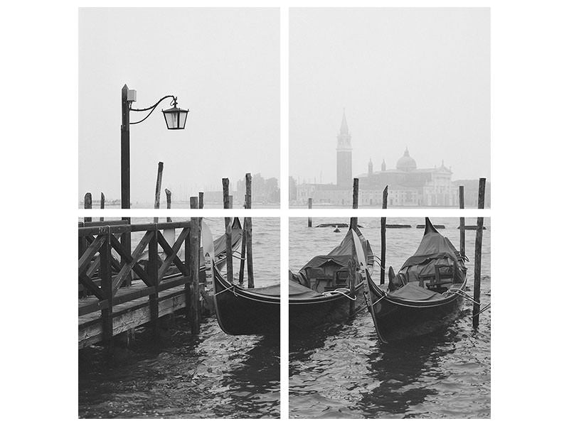 4-piece-canvas-print-morning-in-venice