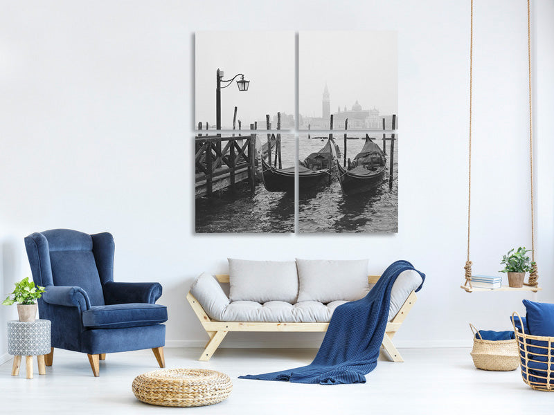 4-piece-canvas-print-morning-in-venice