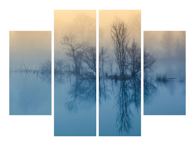 4-piece-canvas-print-morning-reflection-ii