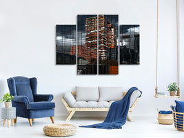 4-piece-canvas-print-puzzle-reflection