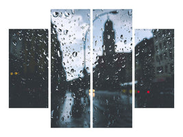 4-piece-canvas-print-raindrops-on-the-windowpane