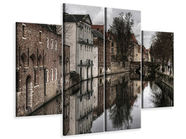 4-piece-canvas-print-reflections-of-the-past