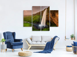 4-piece-canvas-print-seljalandsfoss