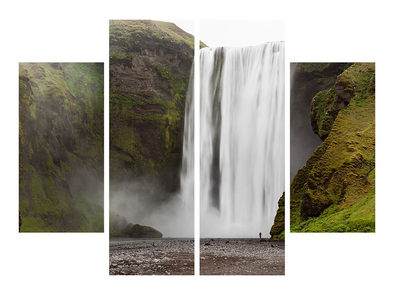 4-piece-canvas-print-skogafoss