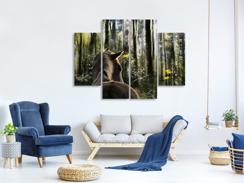 4-piece-canvas-print-sound-are-forest