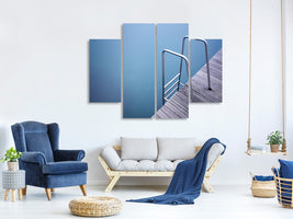 4-piece-canvas-print-stairs-ii