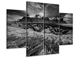 4-piece-canvas-print-stokksnes-dunes-and-mountains