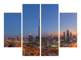 4-piece-canvas-print-the-amazing-burj-khalifah