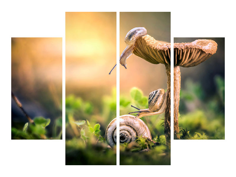 4-piece-canvas-print-the-awakening-of-snails