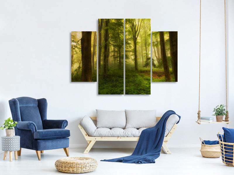 4-piece-canvas-print-the-little-tree