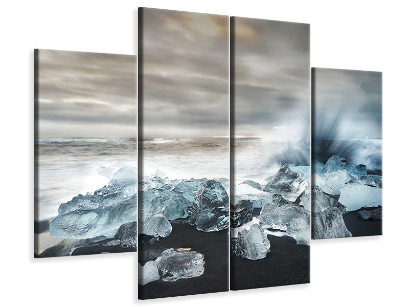 4-piece-canvas-print-water-and-ice