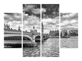 4-piece-canvas-print-westminster-bridge