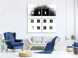 4-piece-canvas-print-white-vs-black