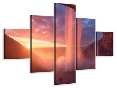 panoramic-canvas-print-the-seagulls-and-the-sea-at-sunrise