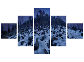 5-piece-canvas-print-cold-mountain-devils-postpile