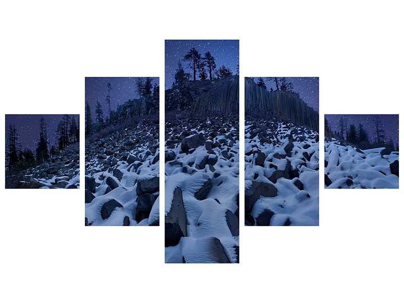 5-piece-canvas-print-cold-mountain-devils-postpile
