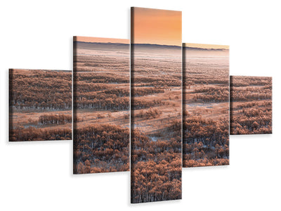 panoramic-canvas-print-the-seagulls-and-the-sea-at-sunrise