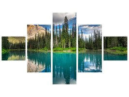 5-piece-canvas-print-emerald