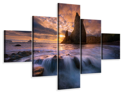 panoramic-canvas-print-the-seagulls-and-the-sea-at-sunrise