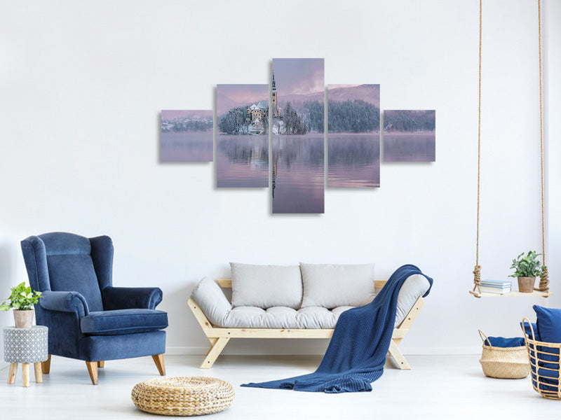 5-piece-canvas-print-frozen-fairytale